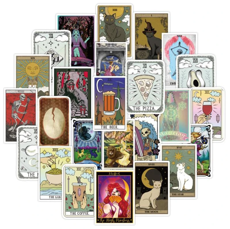 Наклейки для чемодана ноутбука холодильника мотоцикла скейтборда 50 дюймов