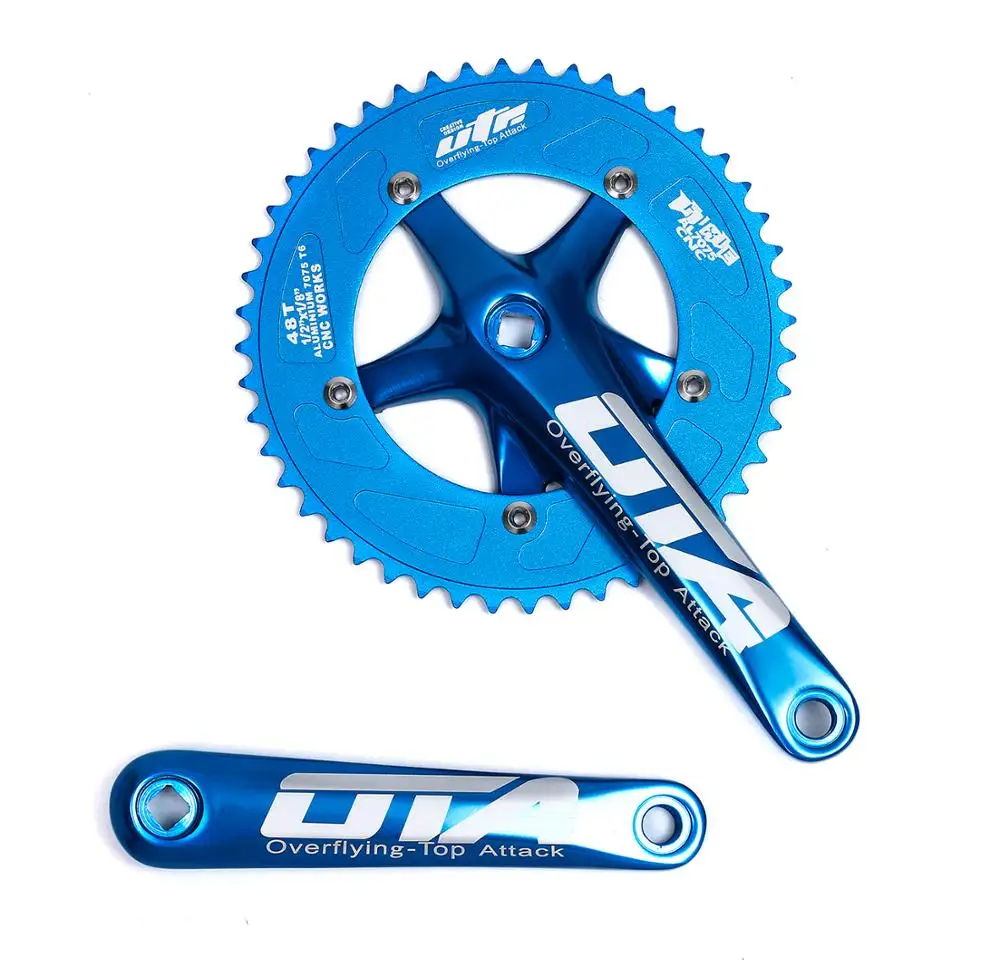 48T fixie велосипед Crankset OTA biciclet алюминиевый сплав односкоростной трек шоссейный с