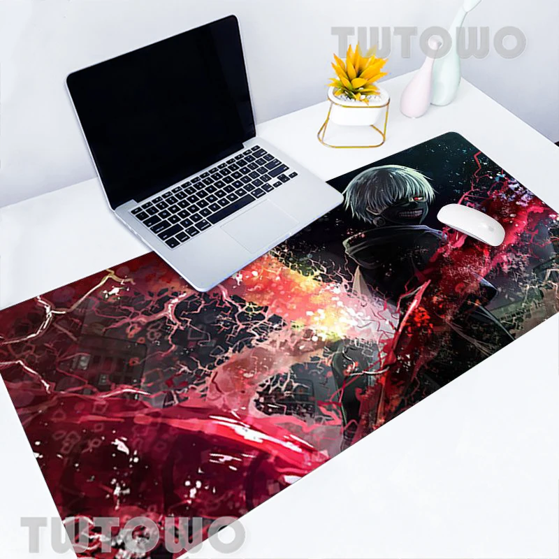 

Tokyo Ghoul Mouse Pad HD Large Mouse Mat Desk Mat Mouse Pad Gamer Keyboard Pad MousePads Table Mat Soft Office Mouse Pad