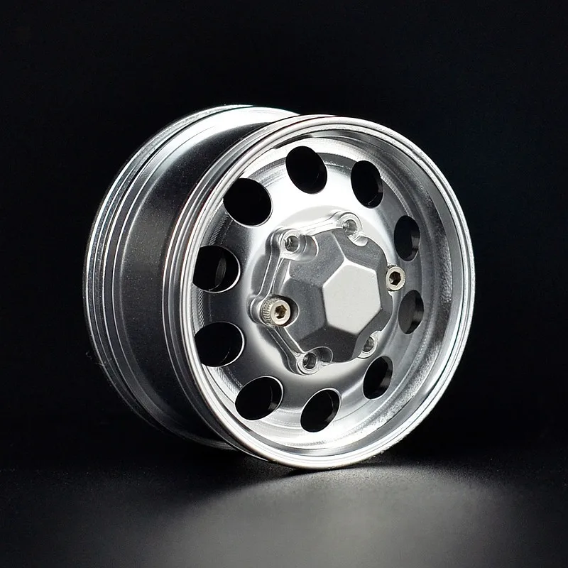 2 шт. CNC передний и задний металлический сплав ширина 25 мм обод колеса для 1/14 Tamiya RC