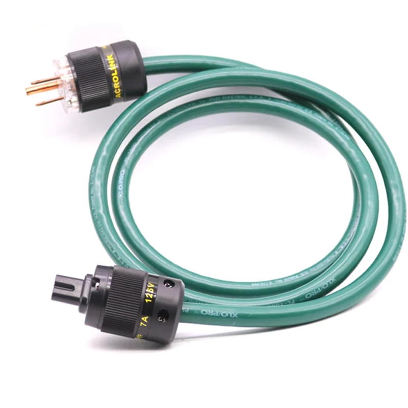 Hi Fi XLO OFC кабель питания EU/US разъем рис. 8 C7 IEC усилителя CD DVD плеер аудио AC шнур