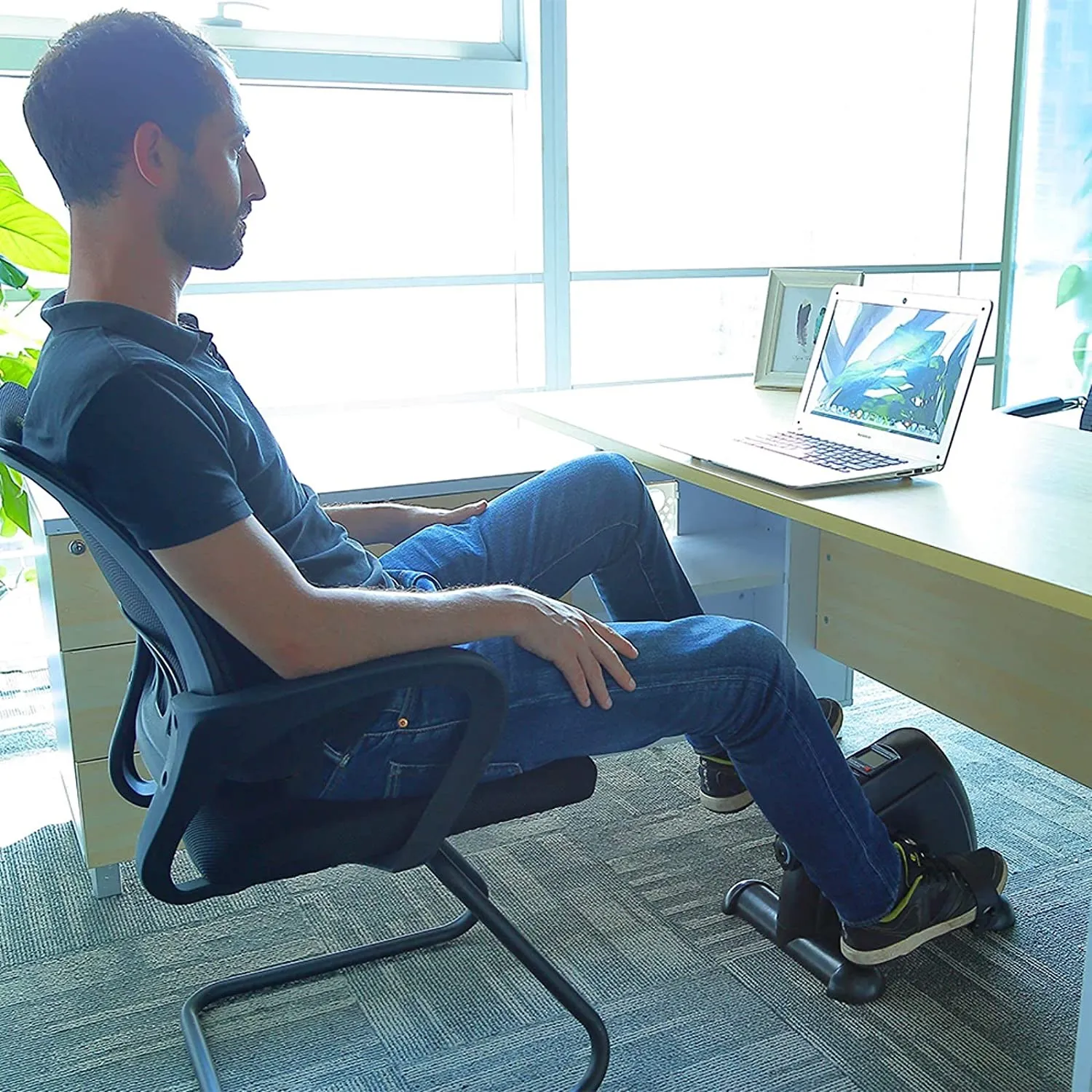 Мини-тренажер для велосипеда шаговый тренажер реабилитации ног дома офиса