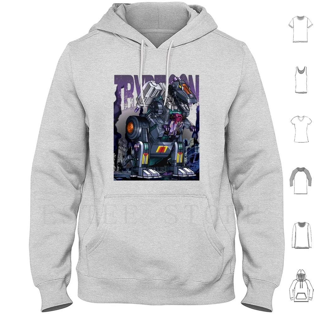 Толстовки Trypticon с капюшоном депептиконы триптиконы autobot G1 градиенты кибертроны