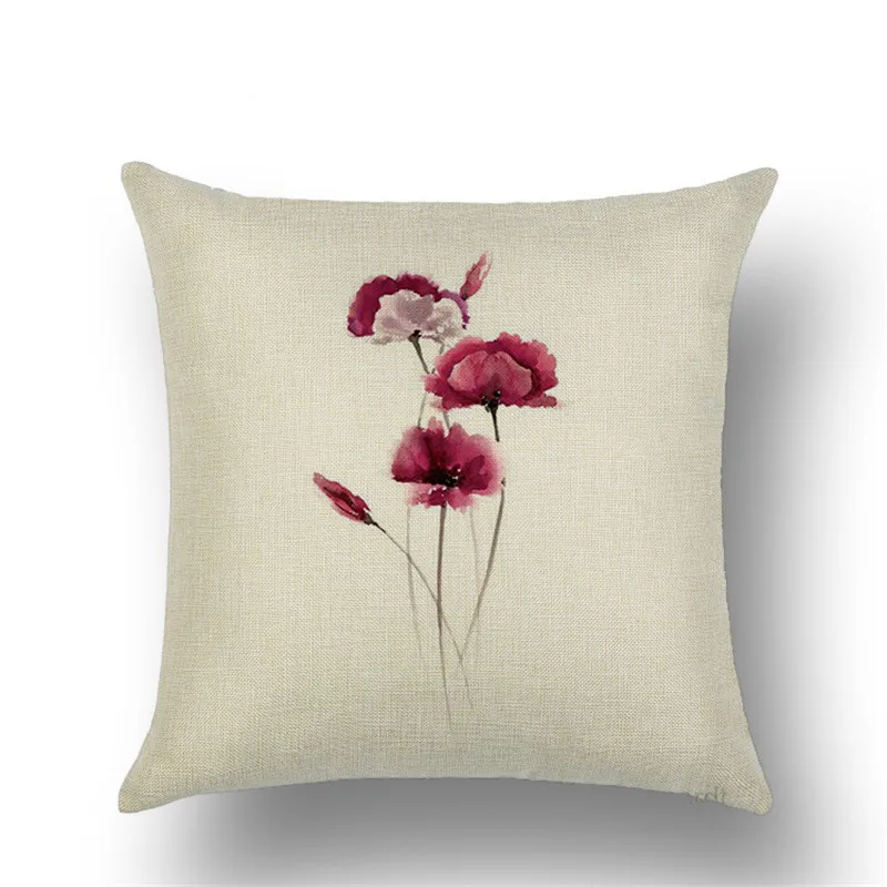 

Dandelion Easter Day Gift Linen Cotton Pillow Sofa Cover Cushion Pillowcase Home Decoration Throw Pillows Living Room Office