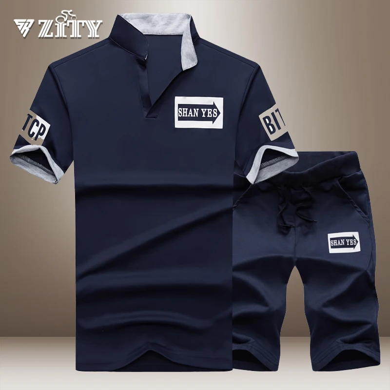 

2021 Men Outfit Set Fashion Sporting Suit Brand Patchwork Zipper Sweatshirt +Sweatpants Mens Clothing 2 Pieces Sets Tracksuit