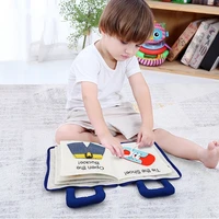 baby montessori toys book for 0 12 24 months soft cloth fabric books for toddler activity quiet book for kids 1 year old gift