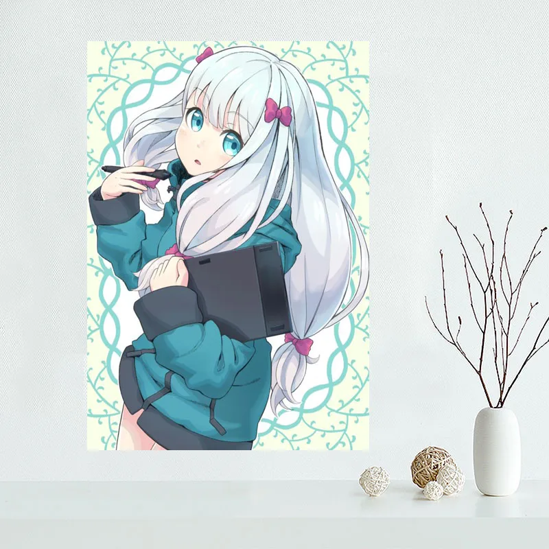 Аниме постер Eromanga Sensei на заказ, Шелковый холщовый постер, украшение для дома, настенная фотопечать, больше размеров 40x60 см
