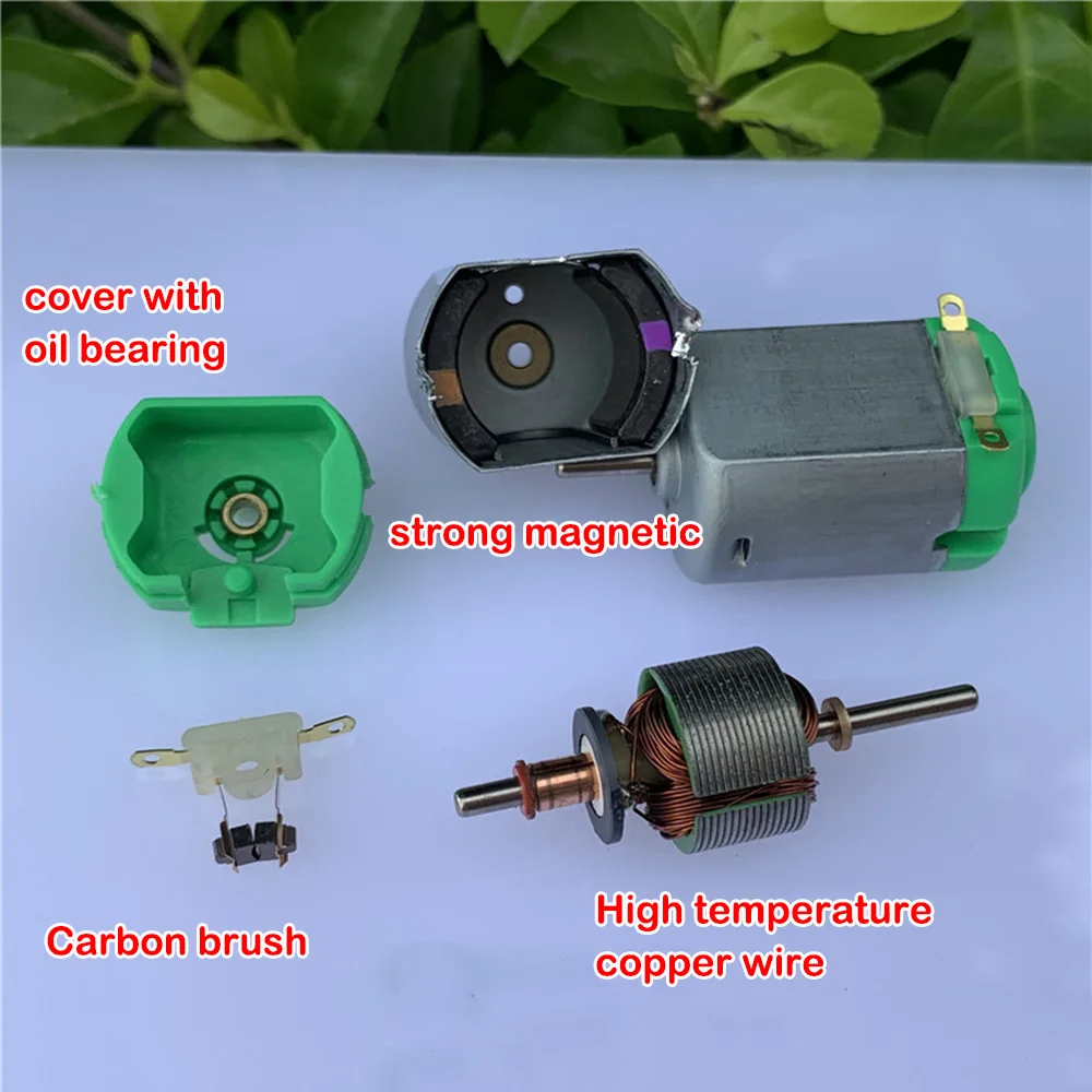 DC 3V 6V Mini 130 мотор 30000RPM высокая скорость сильная Магнитная углеродная щетка Сделай