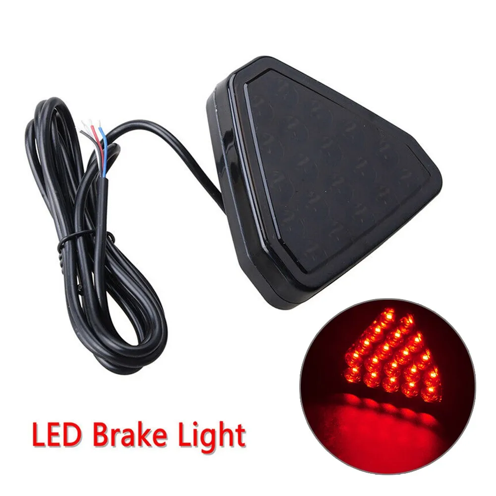 

Pickups Brake Light RVs Rear Red SUVs Stop Strobe Light Tail 1PC Triangle