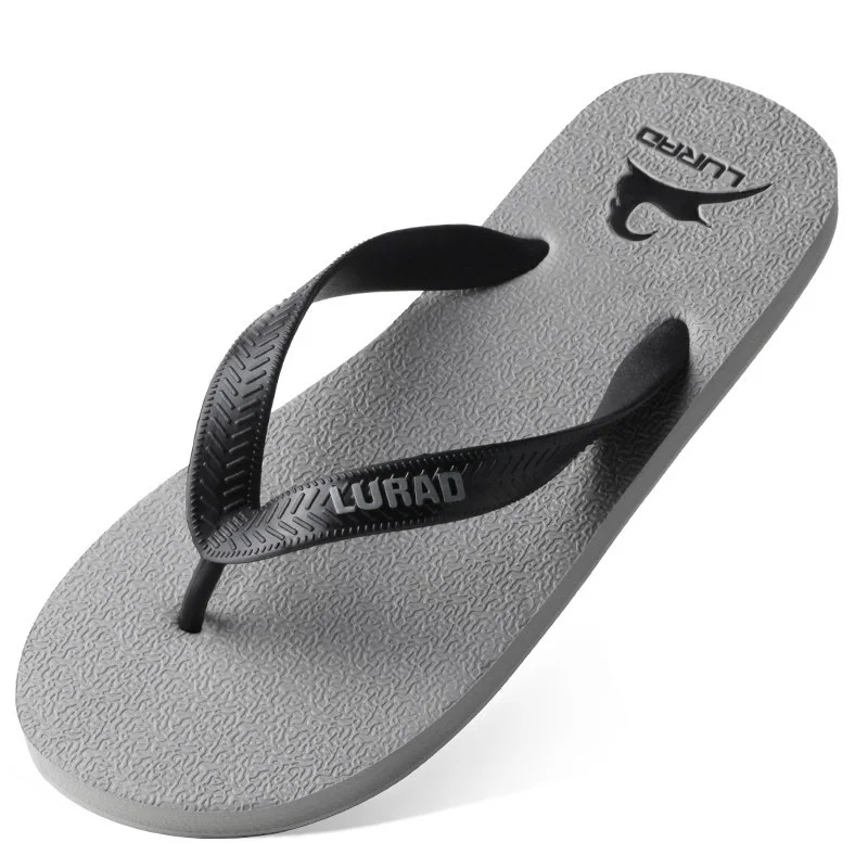 Новинка 2019 года мужские тапочки нескользящие повседневные Вьетнамки сезон лето