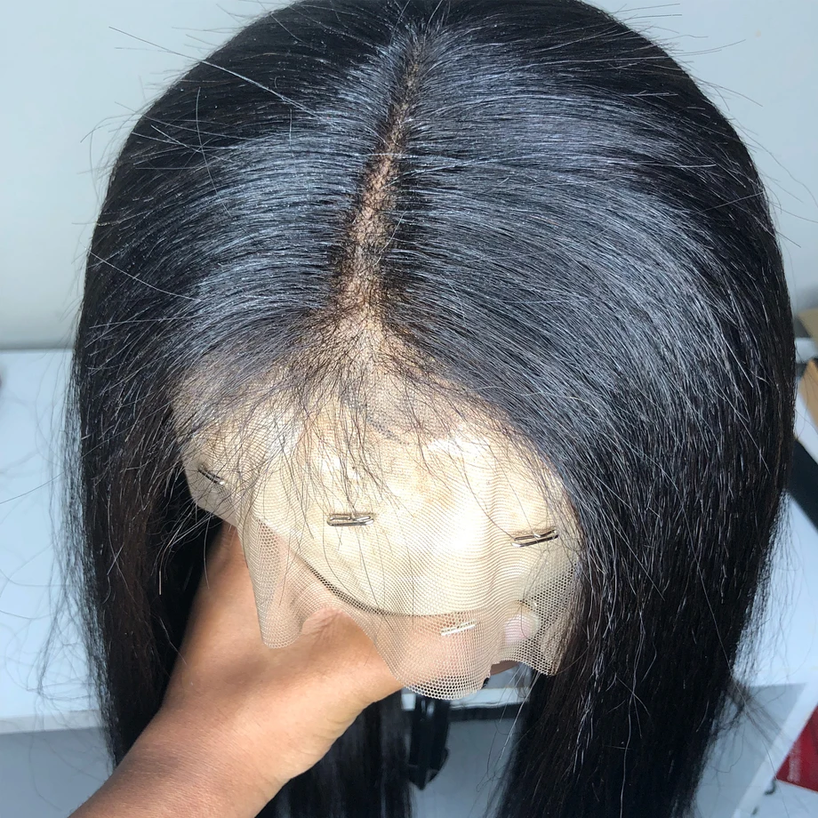 13х6 кудрявые прямые парики из натуральных волос на фронте для черных женщин 180