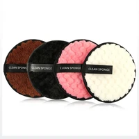 reusable makeup remover pads round microfiber cloth makeup remover wipes for facemascara eye shadow lipstick foundation