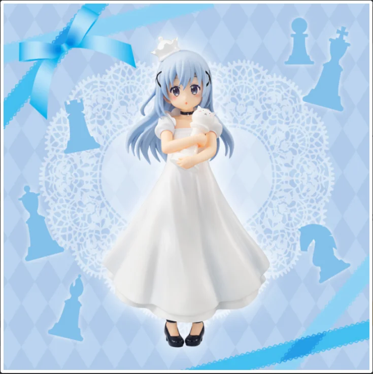 100% оригинал FuRyu заказывает кролика? Фигурка Kafuu Chino фигурка девушки из аниме |
