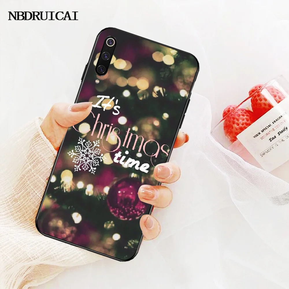 NBDRUICAI Merry Christmas Fox Elk DIY чехол для телефона с рисунком Redmi Note 8 8A 7 6 6A 5 5A 4 4X 4A Go Pro Plus Prime |