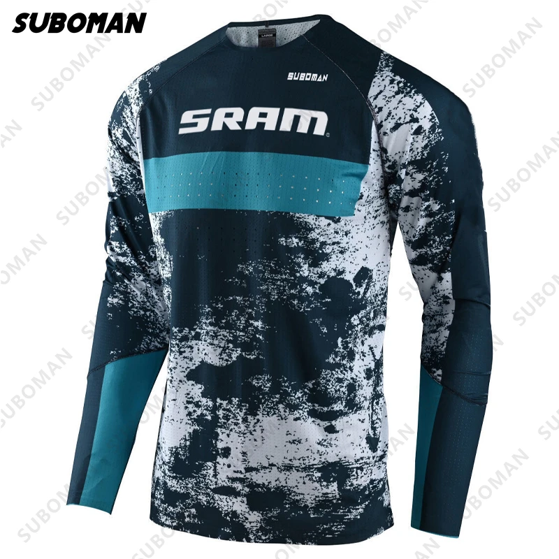 SRAM Горный Джерси для мотокросса Enduro MTB MX BMX велосипедный DH Maillot Ciclismo Hombre POC 2021|Майки