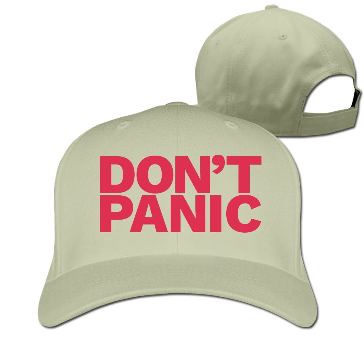 

Don't Panic mans womens Fashionable breathable Dad Cap
