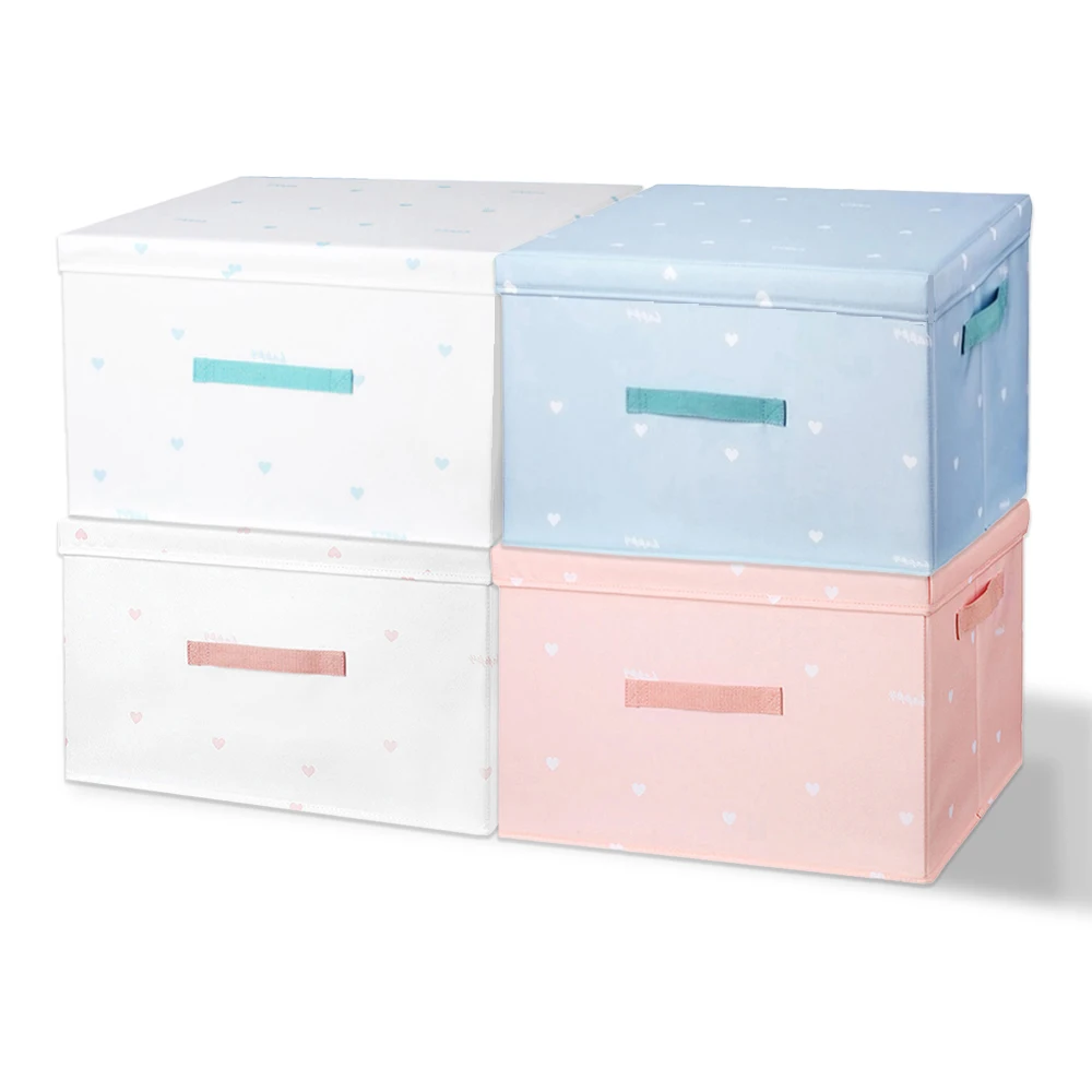 Складная коробка для хранения одежды домашнее белье трусики носки с крышкой