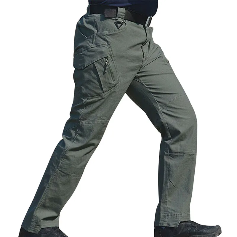 

Men Work Cargo Long Pants with Pockets Loose Trousers SP99