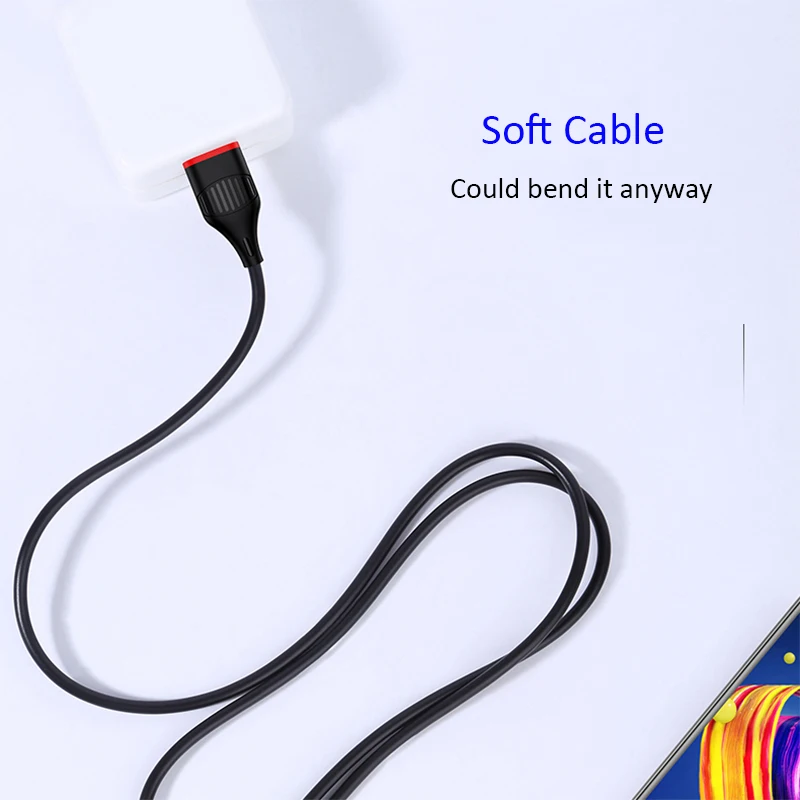 Мягкий Micro USB кабель HOCO 2 1 а м для Xiaomi Samsung Huawei Быстрая зарядка Kable Android | Мобильные