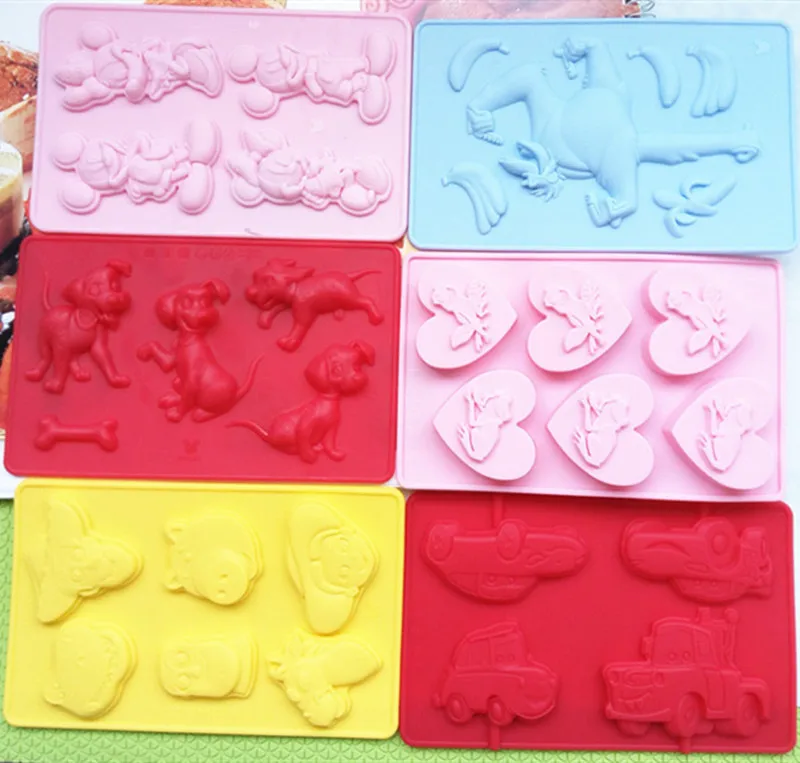 Мультяшные персонажи силиконовая форма помадка для торта мыло ручной работы