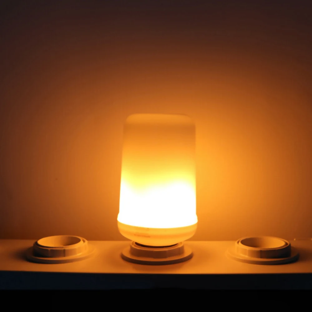 Светодиодный светильник с эффектом пламени E27 мигающий светодиодный для дома