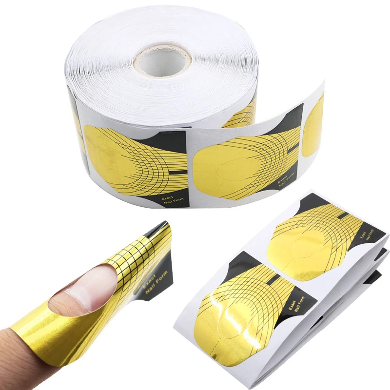 500 шт. Маникюрный Инструмент в форме рыбы для французского акрилового УФ-геля |