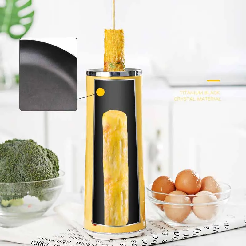 

Electric household electric automatic rising egg roll machine cooking tools egg cup omelette master sausage machine breakfast