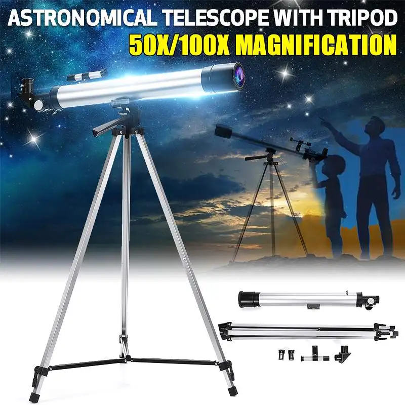 

Телескоп астрономический, портативный, профессиональный, со штативом, для наблюдения за космосом, для наблюдения за луной, звездами, HD
