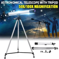 portable professional astronomical telescope with tripod monocular space observation spotting scope for watching moon stars hd