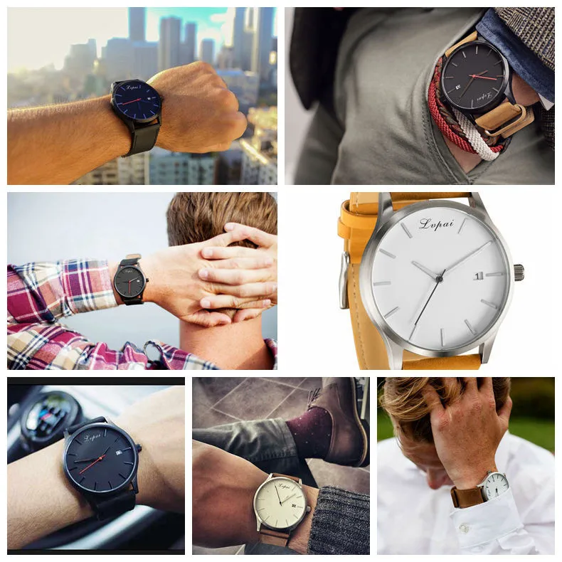 

2020 Lvpai Fashion Casual Women Watches Top Brand Luxury Leather Business Quartz Watch Men Wristwatch Relogio Masculino