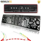 Умная Система OOWLIVEE для автомобилей, номерной знак евро, номер камеры, динамические треки, камера заднего вида светодиодный светильник ка для автомобилей, монитор Andriod