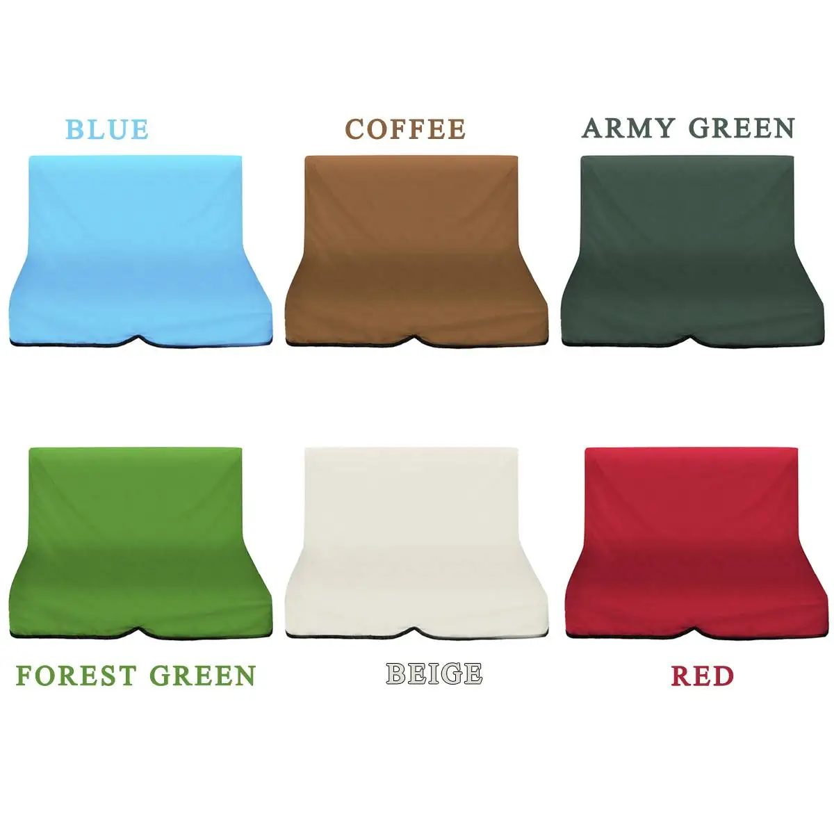 2 шт. водонепроницаемый УФ стойкий качели гамак навес + подушка для стула летняя