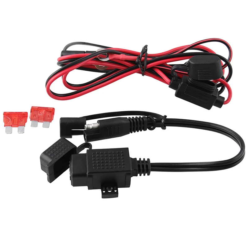 Вращающийся на 360 градусов Монтажный держатель для кабеля SAE к USB адаптер Быстрый