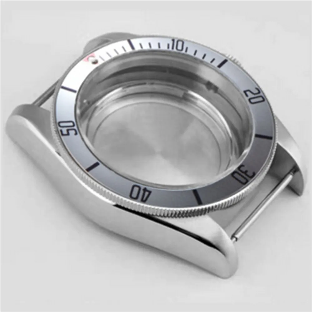 

Stainless Steel 41MM Watch Case for ETA 2824 Sapphire Glass Watch Case for ST2130 SW200 P5000 Series Mechanical Movement