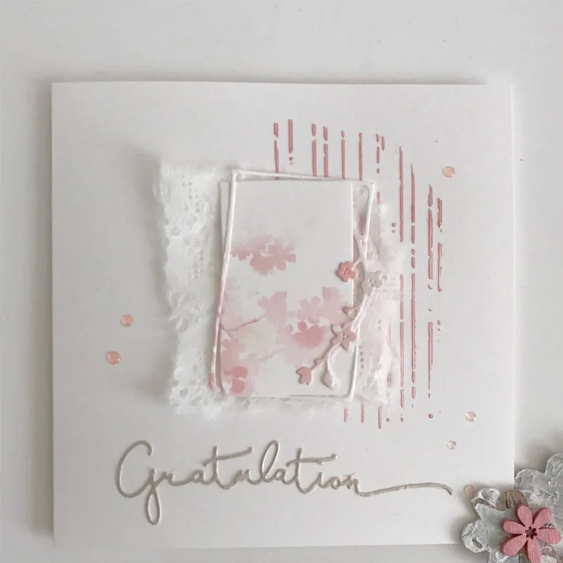 Прямоугольные/технические разрезы для изготовления карт художественные Рамки