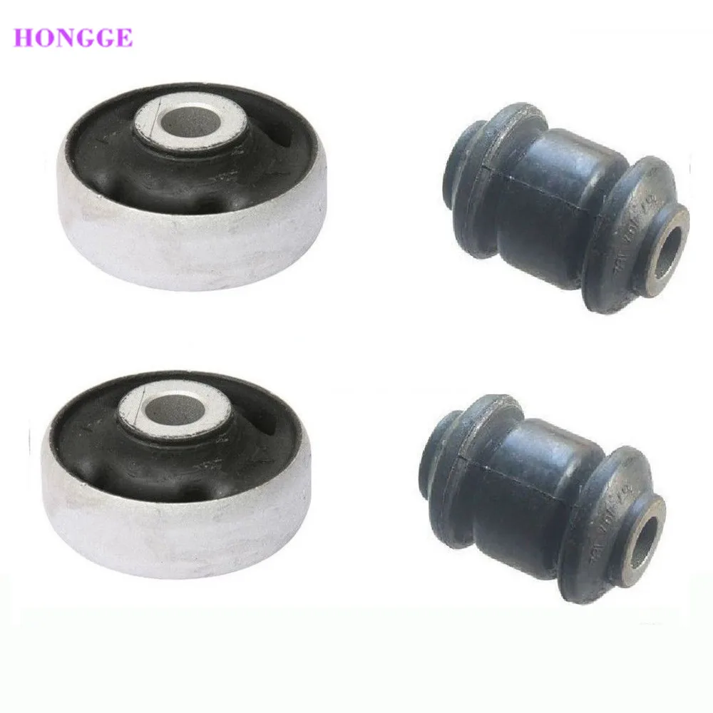 

HONGGE 4 Pcs Triangle Arm Rubber Bushing For Beetle Polo Bora Golf A3 S3 TT Octavia Seat Leon 1J0 407 181 357 407 182