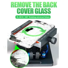RL-601S  Anti-slip Rotating universal fixture Clamp Holder easy quick remove the back cover glass for Iphone SAMSUNG HUAWEI
