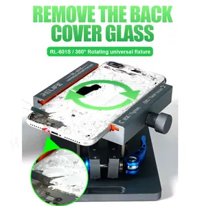 rl 601s anti slip rotating universal fixture clamp holder easy quick remove the back cover glass for iphone samsung huawei free global shipping