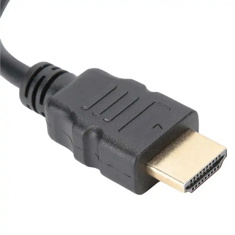 

Office Video Converter Video Converter Portable Durable Laptop Accessories 3.5 Audio Simultaneous Display Adapter Connector Play