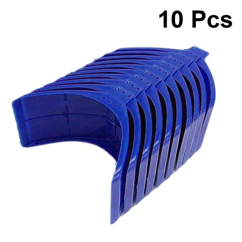 

10pcs Plastic Pigeon Perch Dove Rest Stand Frame Grill Dwelling Pigeon Perches Roost for Bird Supplies (Blue)
