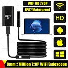 Камера-Эндоскоп 8 мм, 720 МП, 800 P, Wi-Fi, мАч