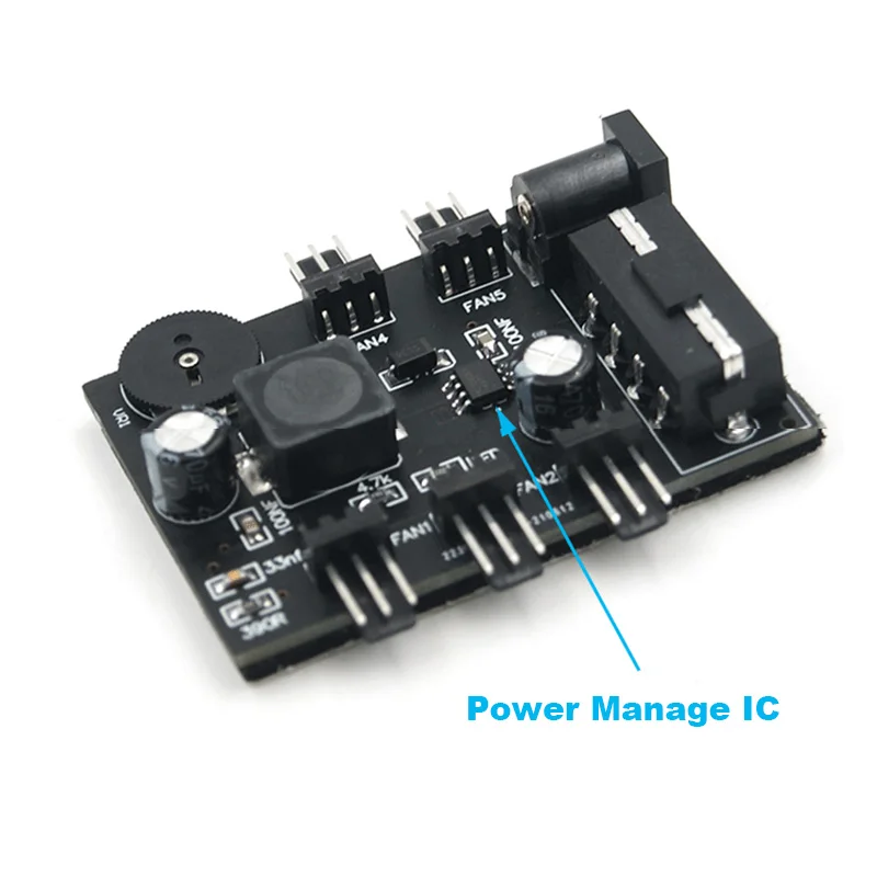 Устройство для контроля скорости вентилятора 3 контакта 12 В 3/5 каналов Molex/SATA |