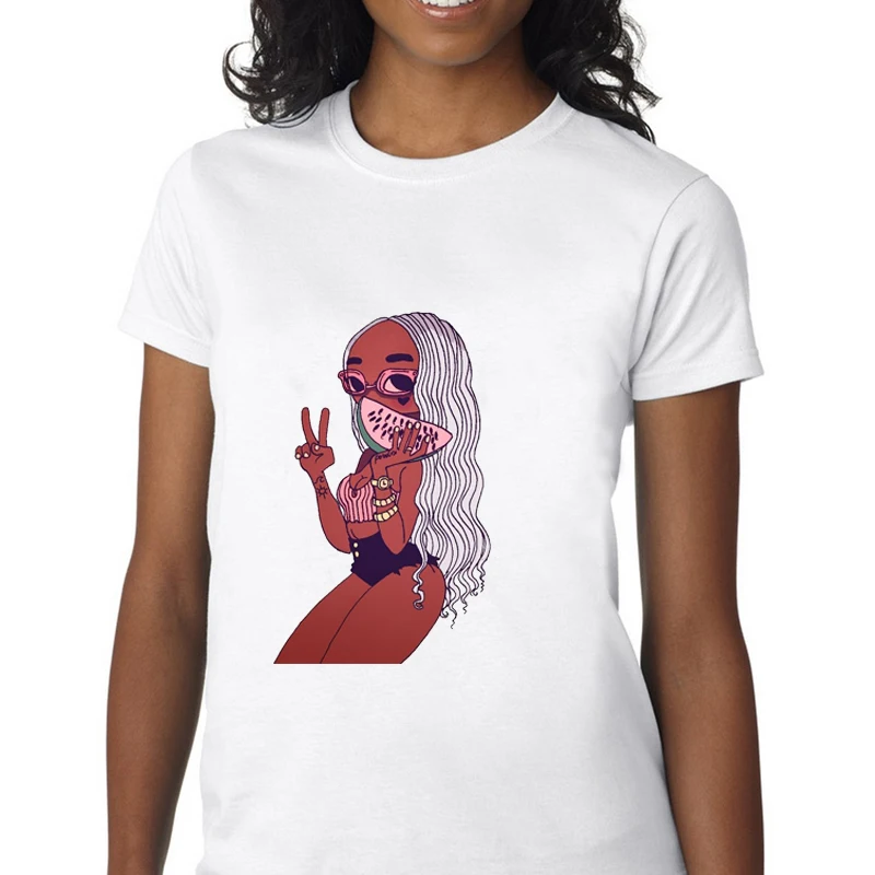 Женская футболка для друзей Женские винтажные топы с графическим принтом и