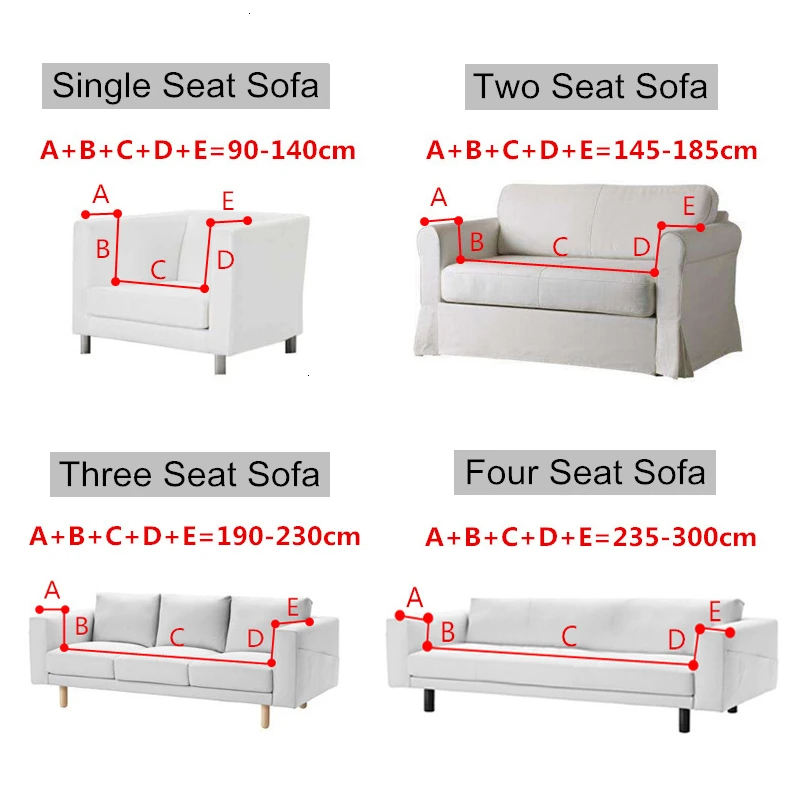 Однотонный плотный эластичный чехол для дивана мягкий элегантный все