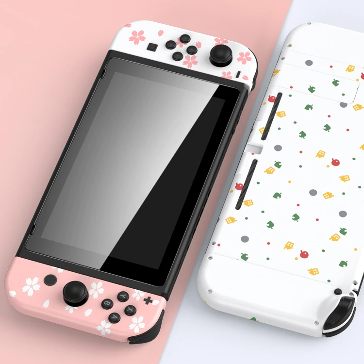 Nintendo Switch Sakura консоли спины плитов и контроллер Корпус Оболочка Чехол полный набор кнопок для nintendo Switch Joy-con Корпус чехол