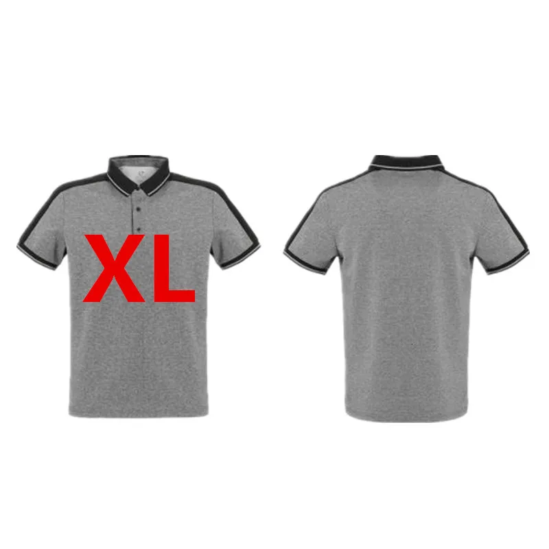 Gray XL Оригинальные Модные хлопковые рубашки поло Xiaomi, Мужская Повседневная дышащая верхняя одежда с коротким рукавом - Цвет: Gray XL