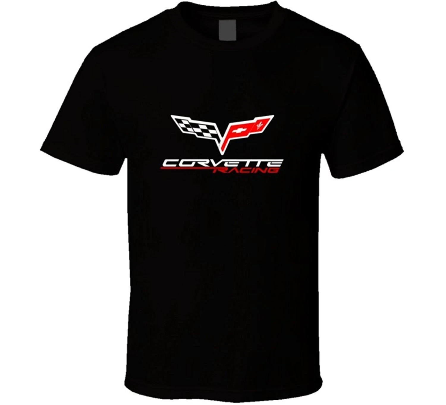 Мужская футболка Corvette Racinger Team American Muscle Car|Мужские футболки| |