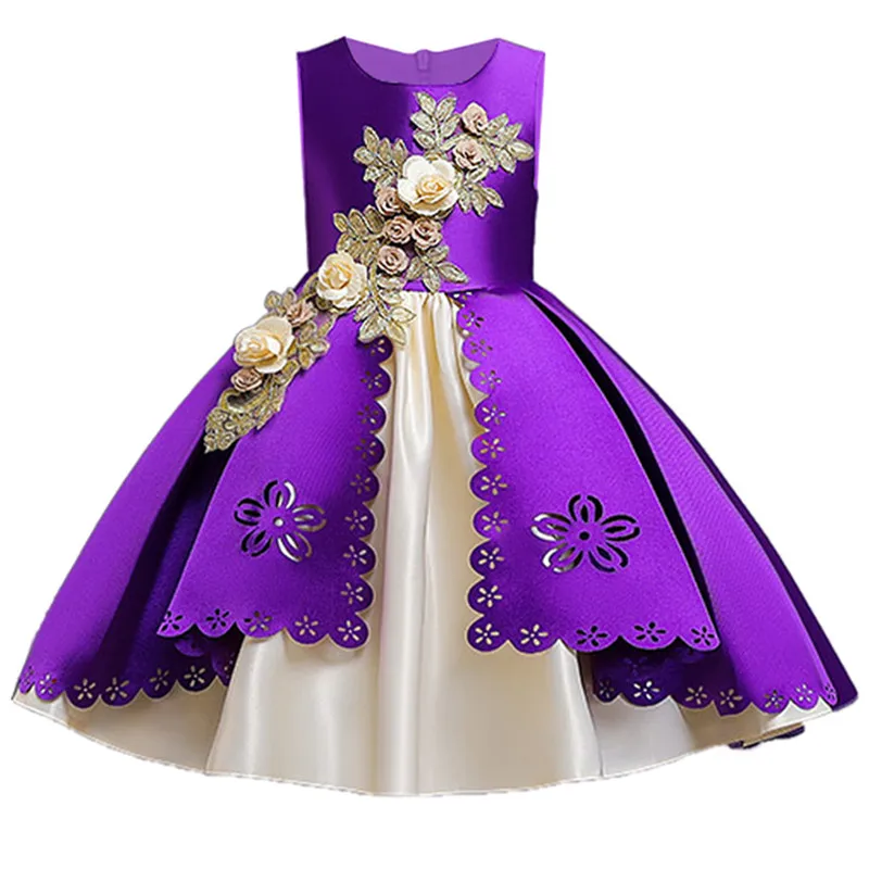 2019 Winter Christmas Dress Girls Wedding Party Elegant Tutu Princess Kids Dresses For Clothing vestidos 3-12 Years | Детская одежда и