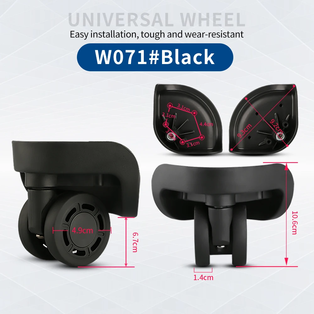 TANGYIPIN Hangsheng A - 58 Luggage Wheels Repair Trolley Case Suitcase Universal Casters Business Replacement Mute One-piece