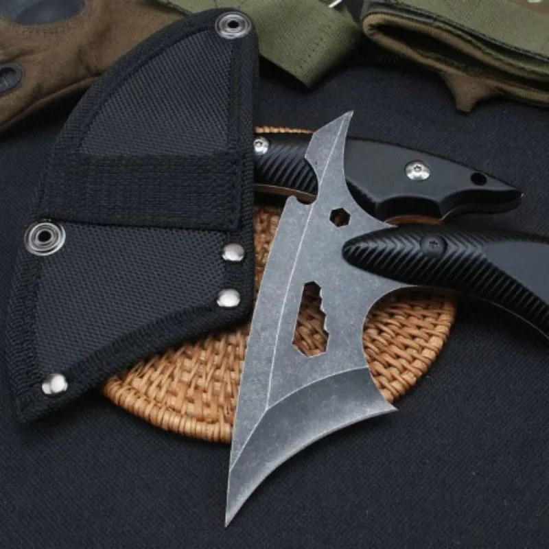 Ouutdoor мини топорик Tomahawk Machete с черным лезвием открытый охотничий топор нож боевой